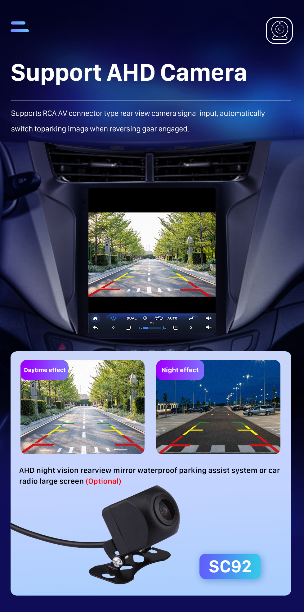 Seicane Rádio de navegação GPS Android 10.0 de 9,7 polegadas para 2015-2018 Chevy Chevrolet New Sail com tela sensível ao toque HD Bluetooth WIFI AUX suporte Carplay Mirror Link OBD2