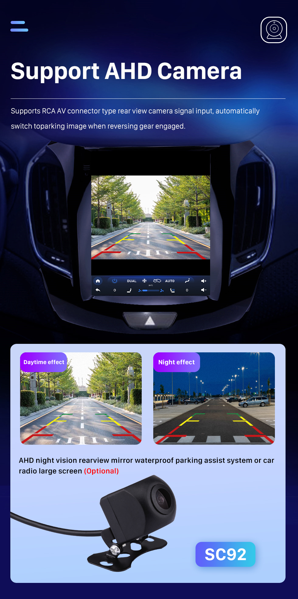 Seicane Écran tactile HD 2015 Chevrolet Cruze Android 10.0 Radio de navigation GPS de 9,7 pouces Prise en charge Bluetooth WIFI DAB + Commande au volant Carplay