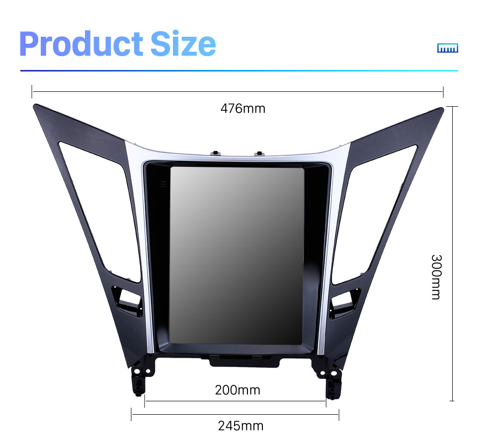 Seicane Radio HD con pantalla táctil de 9,7 pulgadas para Hyundai Sonata 2011-2015 con Android 10.0 Carplay incorporado Navegación GPS Bluetooth 4G/WIFI compatible con DAB+ Control del volante