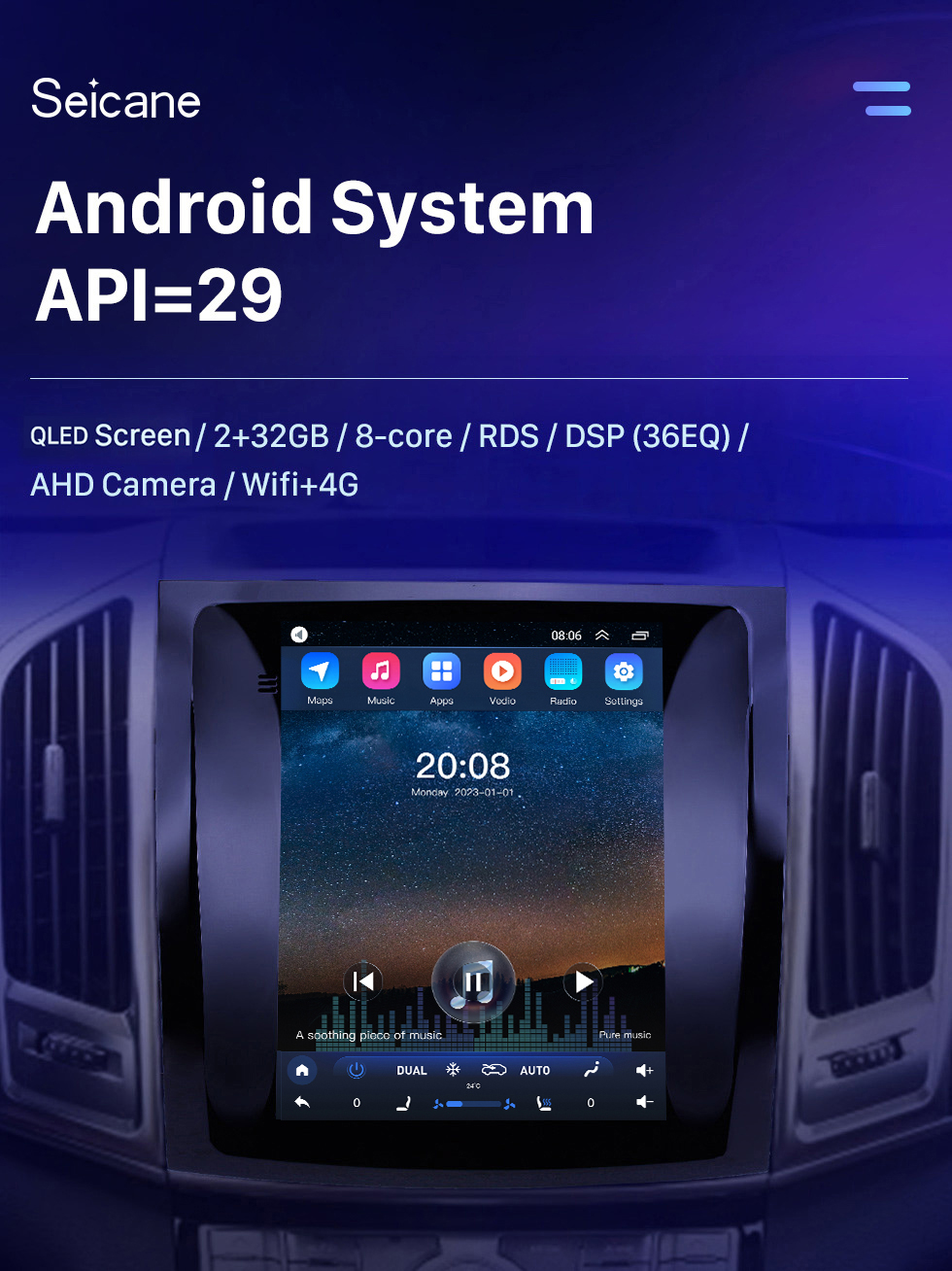 Seicane OEM 9,7-дюймовый Android 10.0 2015-2017 Great Wall Haval H9 GPS-навигация Радио с сенсорным экраном Поддержка Bluetooth WIFI TPMS Carplay DAB+ Seicane OEM 9,7-дюймовый Android 10.0 2015-2017 Great Wall Haval H9 GPS-навигация Радио с сенсорным экраном Поддержка Bluetooth WIFI TPMS Carplay DAB+