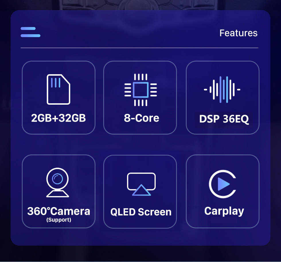 Seicane OEM 9,7 pouces Android 10.0 2015-2017 Great Wall Haval H9 Radio de navigation GPS avec écran tactile Bluetooth WIFI prise en charge TPMS Carplay DAB +