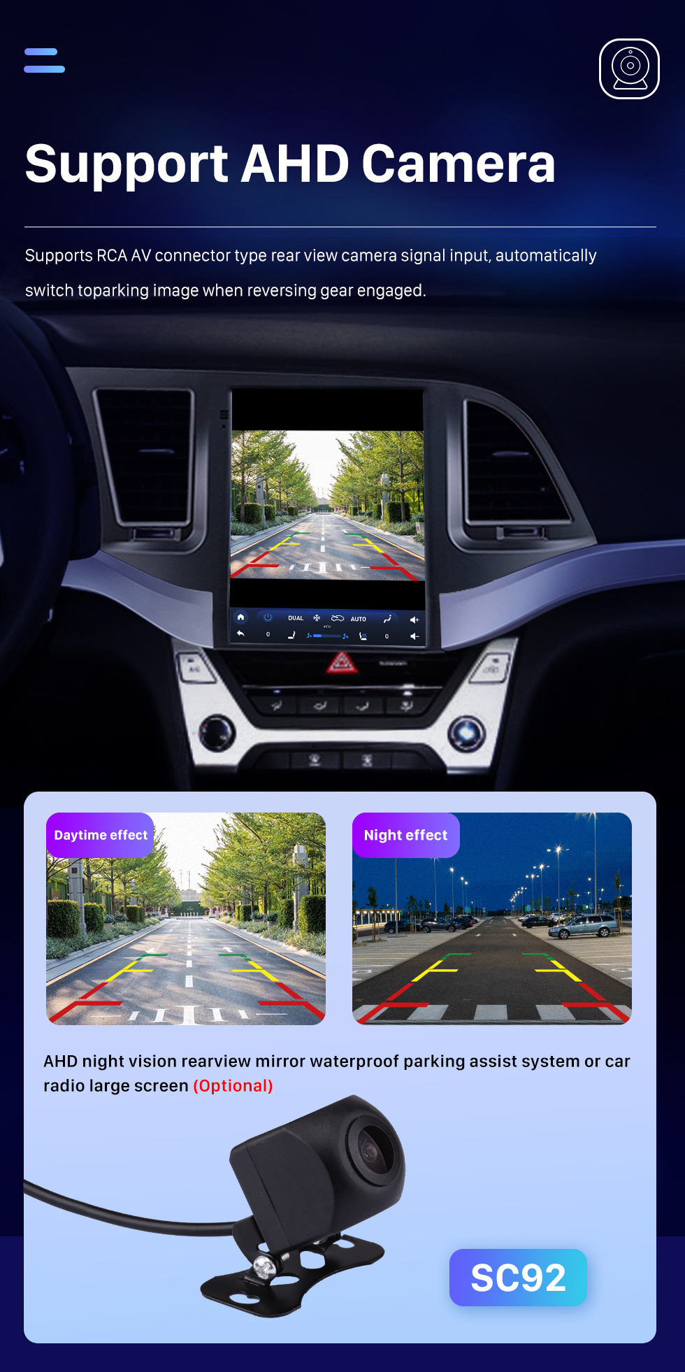 Seicane HD Touchscreen 2016 Hyundai Elantra Android 10.0 9.7 inch GPS Navigation Radio Bluetooth WIFI support Steering Wheel Control Carplay Seicane HD Touchscreen 2016 Hyundai Elantra Android 10.0 9.7 inch GPS Navigation Radio Bluetooth WIFI support Steering Wheel Control Carplay