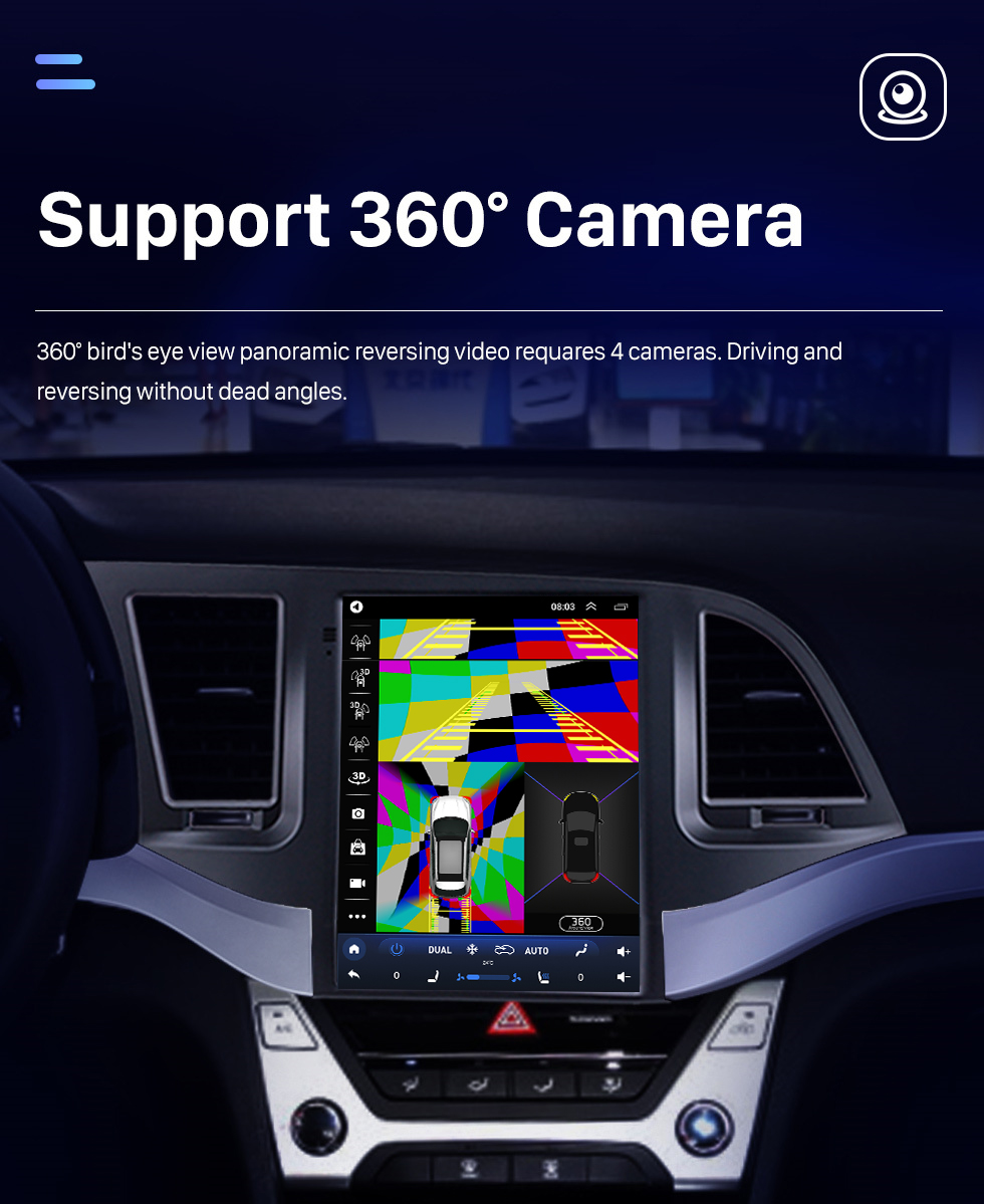 Seicane HD Touchscreen 2016 Hyundai Elantra Android 10.0 9.7 inch GPS Navigation Radio Bluetooth WIFI support Steering Wheel Control Carplay Seicane HD Touchscreen 2016 Hyundai Elantra Android 10.0 9.7 inch GPS Navigation Radio Bluetooth WIFI support Steering Wheel Control Carplay