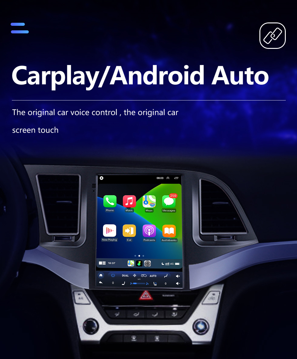 Seicane Android 10.0 9,7-дюймовый для 2016 Hyundai Elantra Radio с сенсорным экраном HD Система GPS-навигации Поддержка Bluetooth Carplay TPMS Seicane Android 10.0 9,7-дюймовый для 2016 Hyundai Elantra Radio с сенсорным экраном HD Система GPS-навигации Поддержка Bluetooth Carplay TPMS