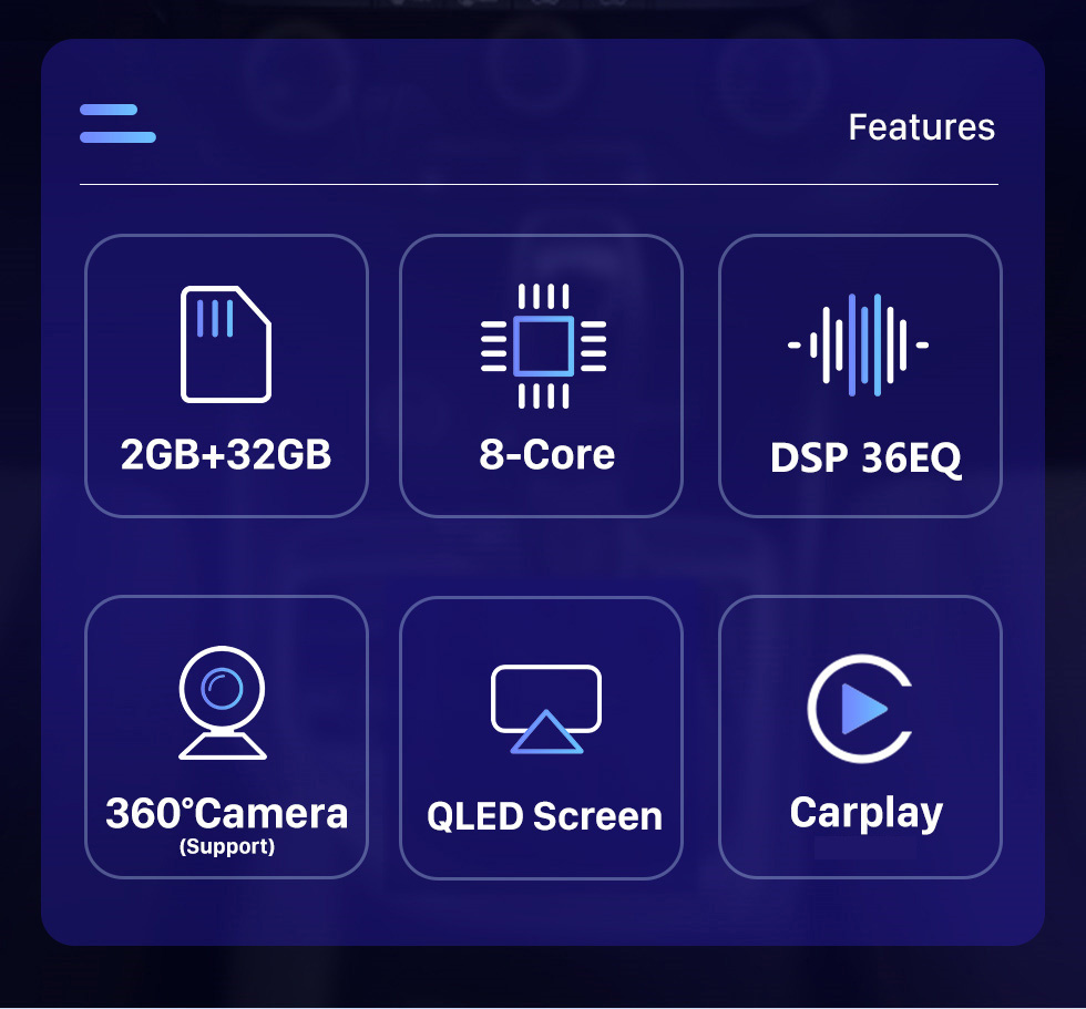 Seicane 2015 Hyundai Tucson 9,7-дюймовый Android 10.0 GPS-навигация Радио с сенсорным экраном HD Bluetooth WIFI Поддержка Carplay Задняя камера
