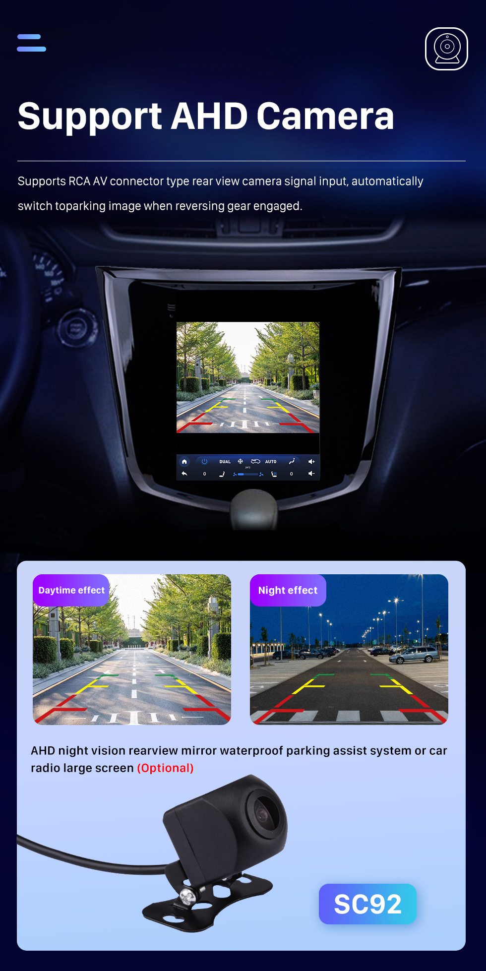 Seicane 9.7 pulgadas Android 10.0 para 2014 Nissan X-Trail Qashqai Radio Sistema de navegación GPS con pantalla táctil HD Soporte Bluetooth Carplay TPMS