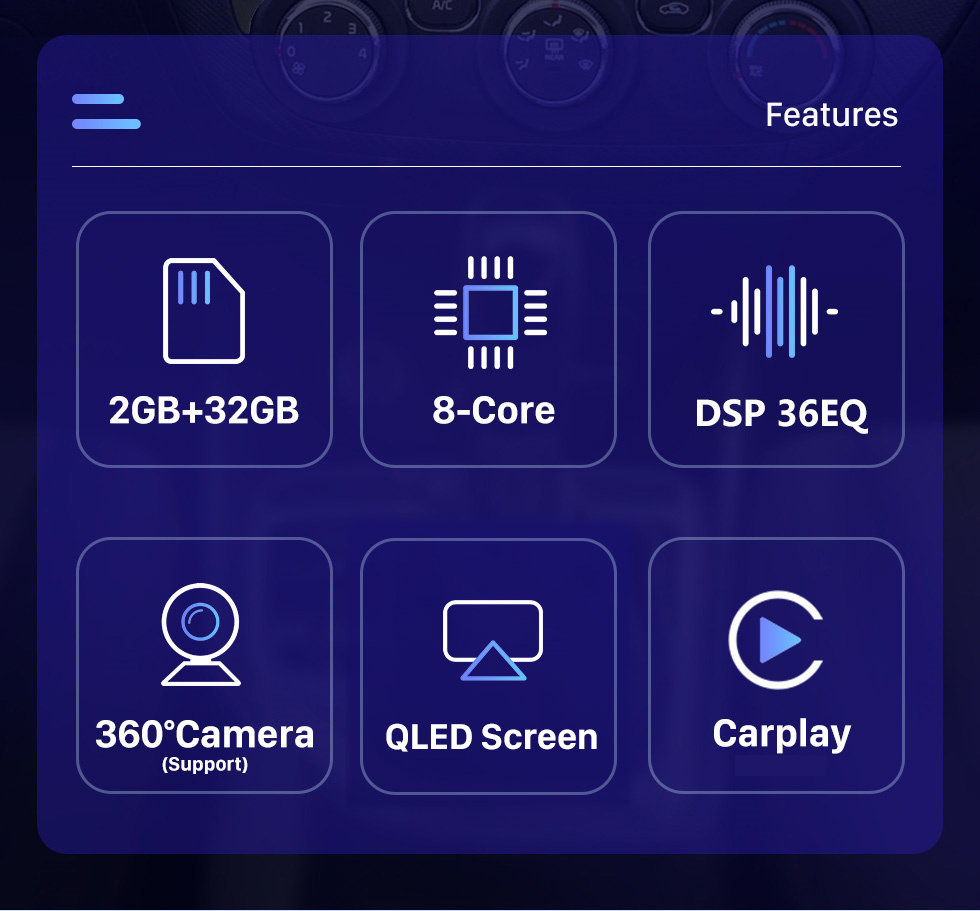Seicane 9,7 polegadas Android 10.0 2013-2017 Kia K3 GPS Navegação Rádio com HD Touchscreen Suporte Bluetooth Carplay
