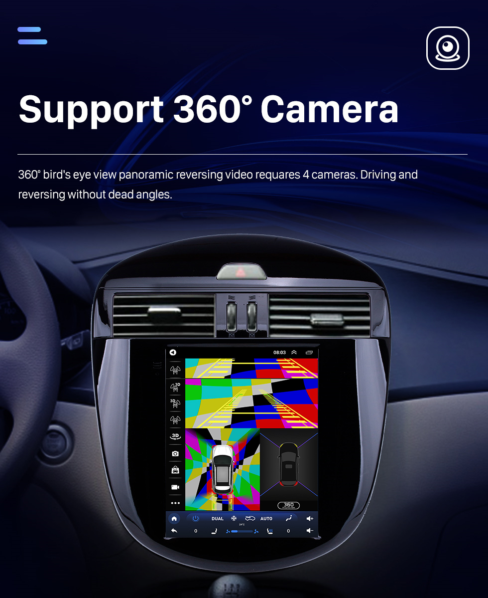 Seicane Écran tactile HD pour 2011-2015 Nissan Tiida Radio Android 10.0 Système de navigation GPS 9,7 pouces avec prise en charge Bluetooth USB TV numérique Carplay Seicane Écran tactile HD pour 2011-2015 Nissan Tiida Radio Android 10.0 Système de navigation GPS 9,7 pouces avec prise en charge Bluetooth USB TV numérique Carplay