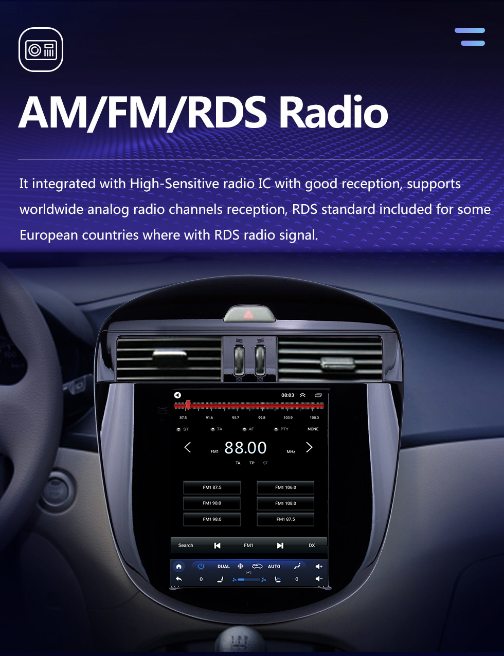 Seicane Écran tactile HD pour 2011-2015 Nissan Tiida Radio Android 10.0 Système de navigation GPS 9,7 pouces avec prise en charge Bluetooth USB TV numérique Carplay Seicane Écran tactile HD pour 2011-2015 Nissan Tiida Radio Android 10.0 Système de navigation GPS 9,7 pouces avec prise en charge Bluetooth USB TV numérique Carplay