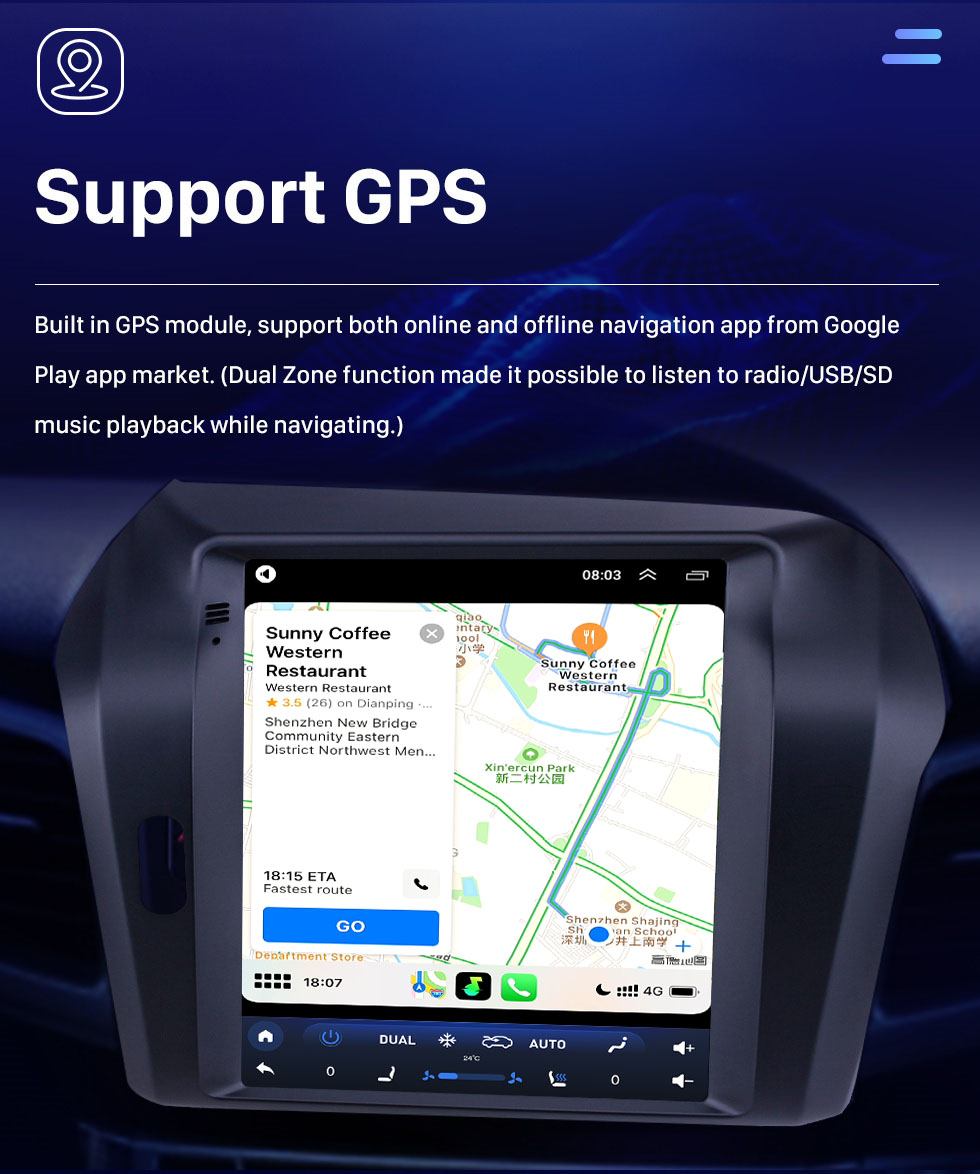 Seicane HD Touchscreen 2013 Honda Jade Android 10.0 9.7 inch GPS Navigation Radio Bluetooth WIFI support Steering Wheel Control Carplay Seicane HD Touchscreen 2013 Honda Jade Android 10.0 9.7 inch GPS Navigation Radio Bluetooth WIFI support Steering Wheel Control Carplay