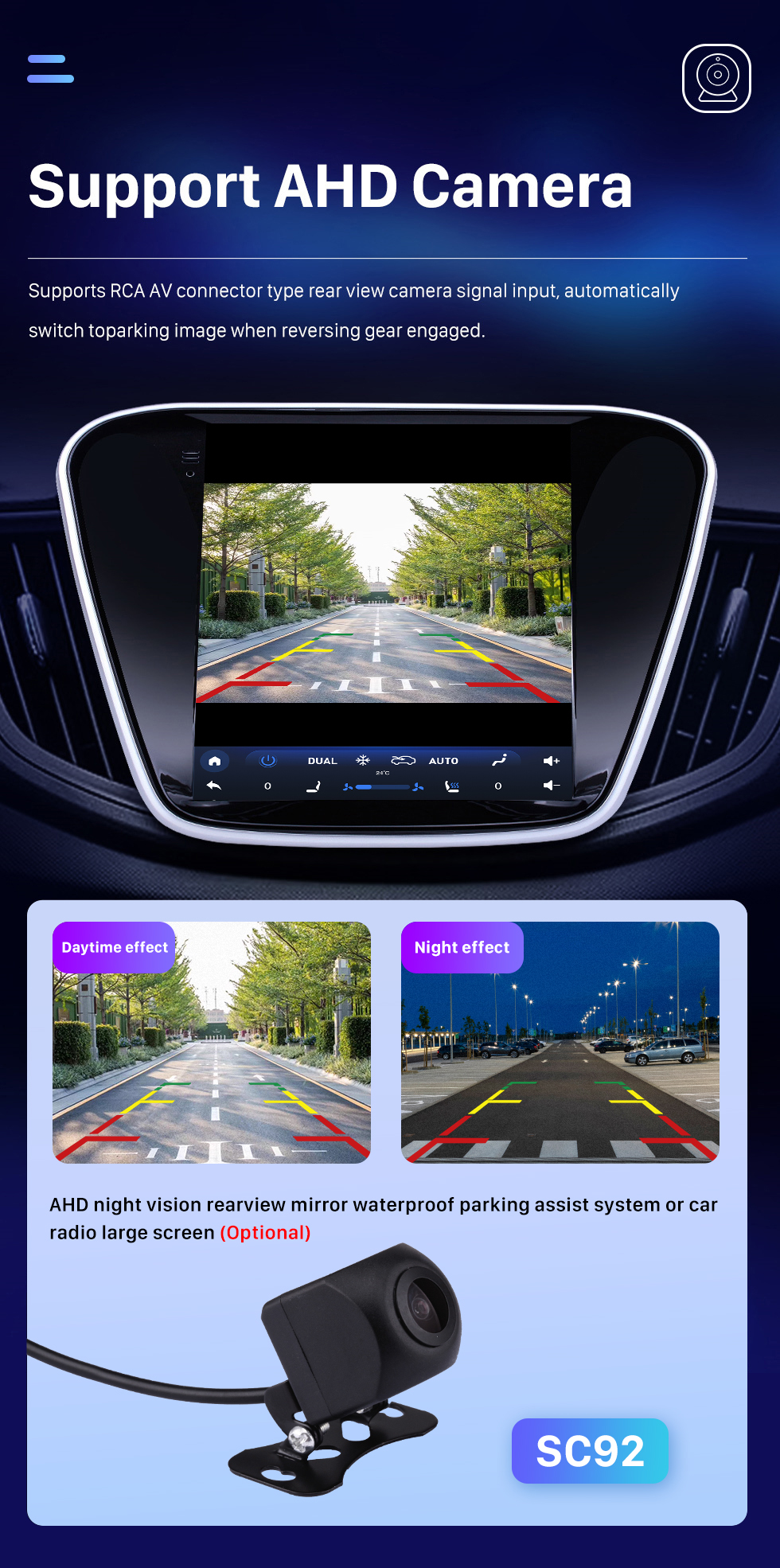Seicane Écran tactile HD pour 2016 Chevy Chevrolet Cavalier Radio Android 10.0 9,7 pouces Navigation GPS Prise en charge Bluetooth TV numérique Carplay