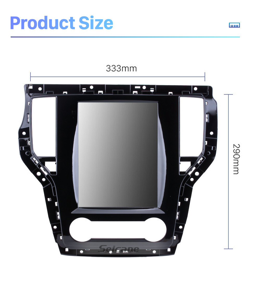 Seicane 9,7-дюймовый сенсорный HD-экран для 2016-2018 Roewe RX5 Автомобильный радиоприемник Bluetooth Carplay Стереосистема Поддержка AHD-камеры