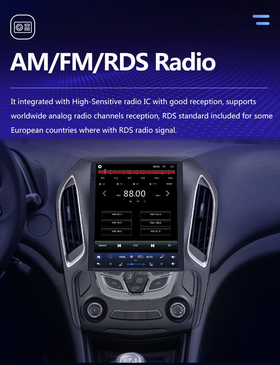Seicane Para 2016 chery arrizo 5 rádio 9,7 polegadas android 10.0 navegação gps com hd touchscreen suporte bluetooth carplay câmera traseira Seicane Para 2016 chery arrizo 5 rádio 9,7 polegadas android 10.0 navegação gps com hd touchscreen suporte bluetooth carplay câmera traseira