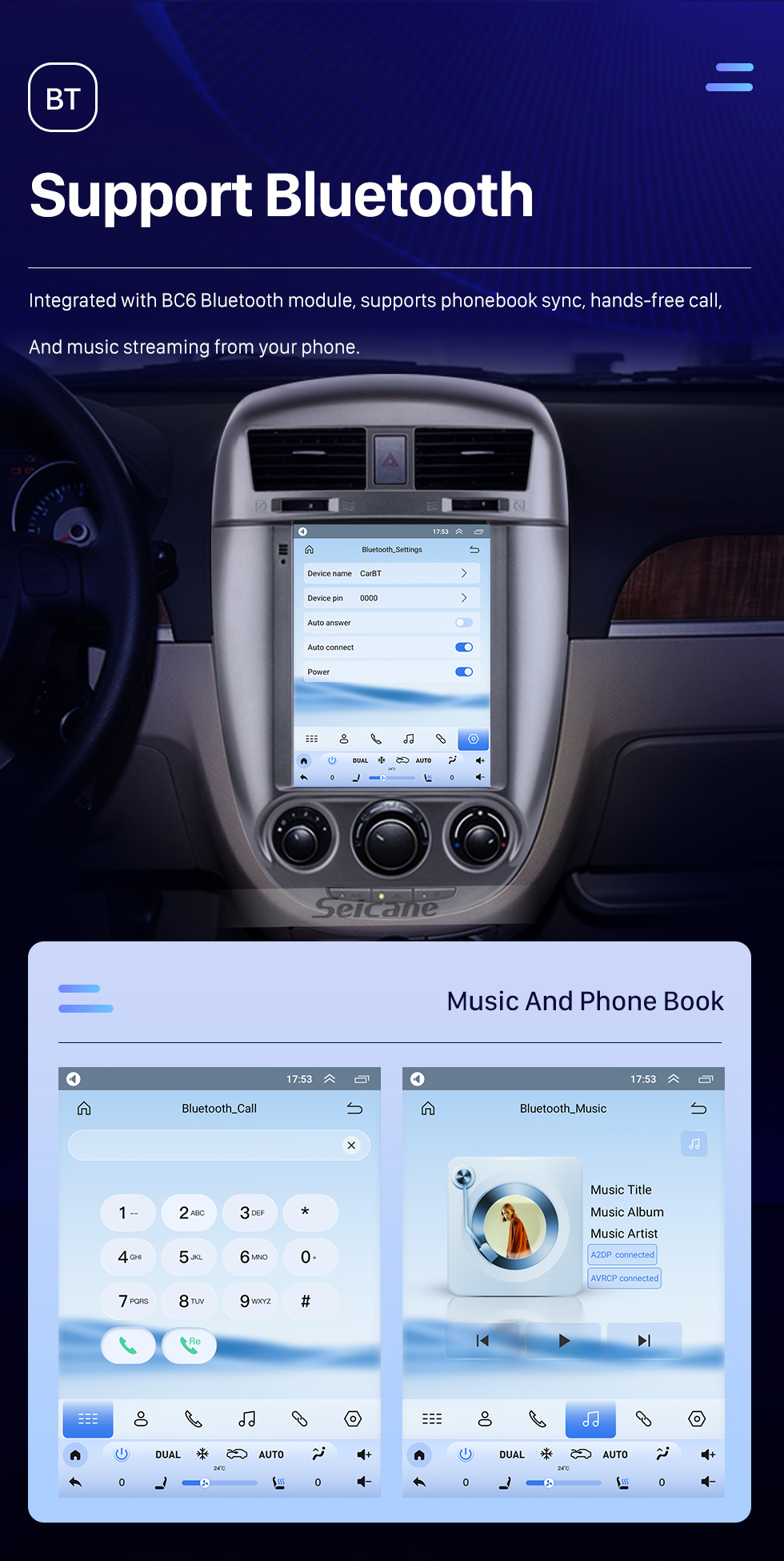 Seicane 9,7 Zoll Android 10.0 für 2016 Buick New Excelle Radio GPS Navigation mit HD Touchscreen Bluetooth Unterstützung Carplay TPMS