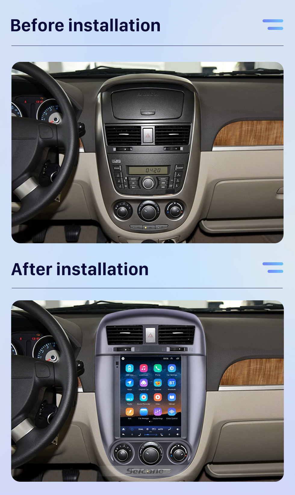 Seicane Tela sensível ao toque hd para 2016 buick novo excelle rádio android 10.0 sistema de navegação gps de 9,7 polegadas com suporte usb bluetooth tv digital carplay Seicane Tela sensível ao toque hd para 2016 buick novo excelle rádio android 10.0 sistema de navegação gps de 9,7 polegadas com suporte usb bluetooth tv digital carplay