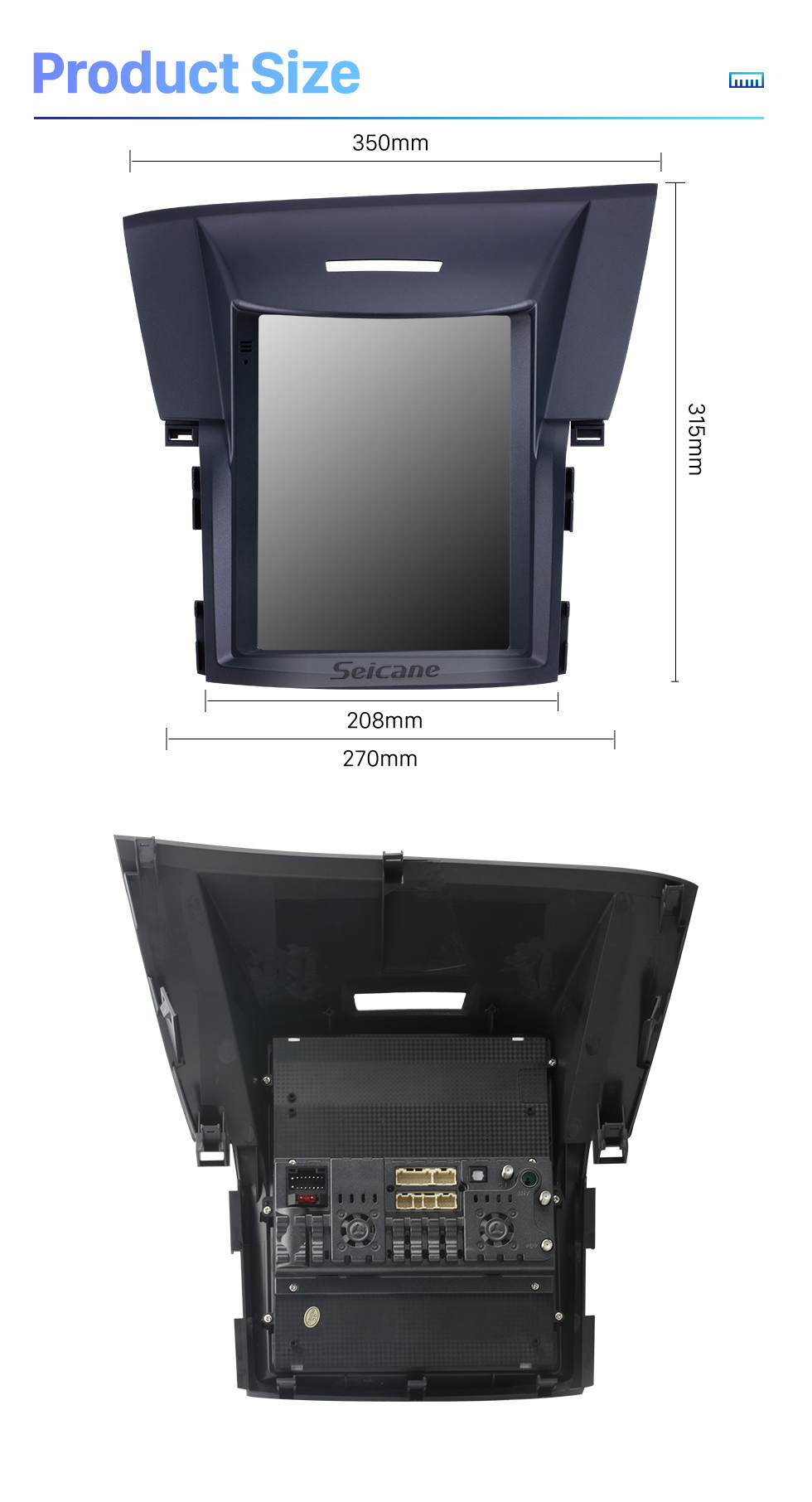 Seicane Android 10.0 9.7 polegadas para 2012 2013 2014 2015 2016 Honda CRV Rádio com HD Touchscreen GPS Sistema de Navegação Suporte Bluetooth Carplay TPMS