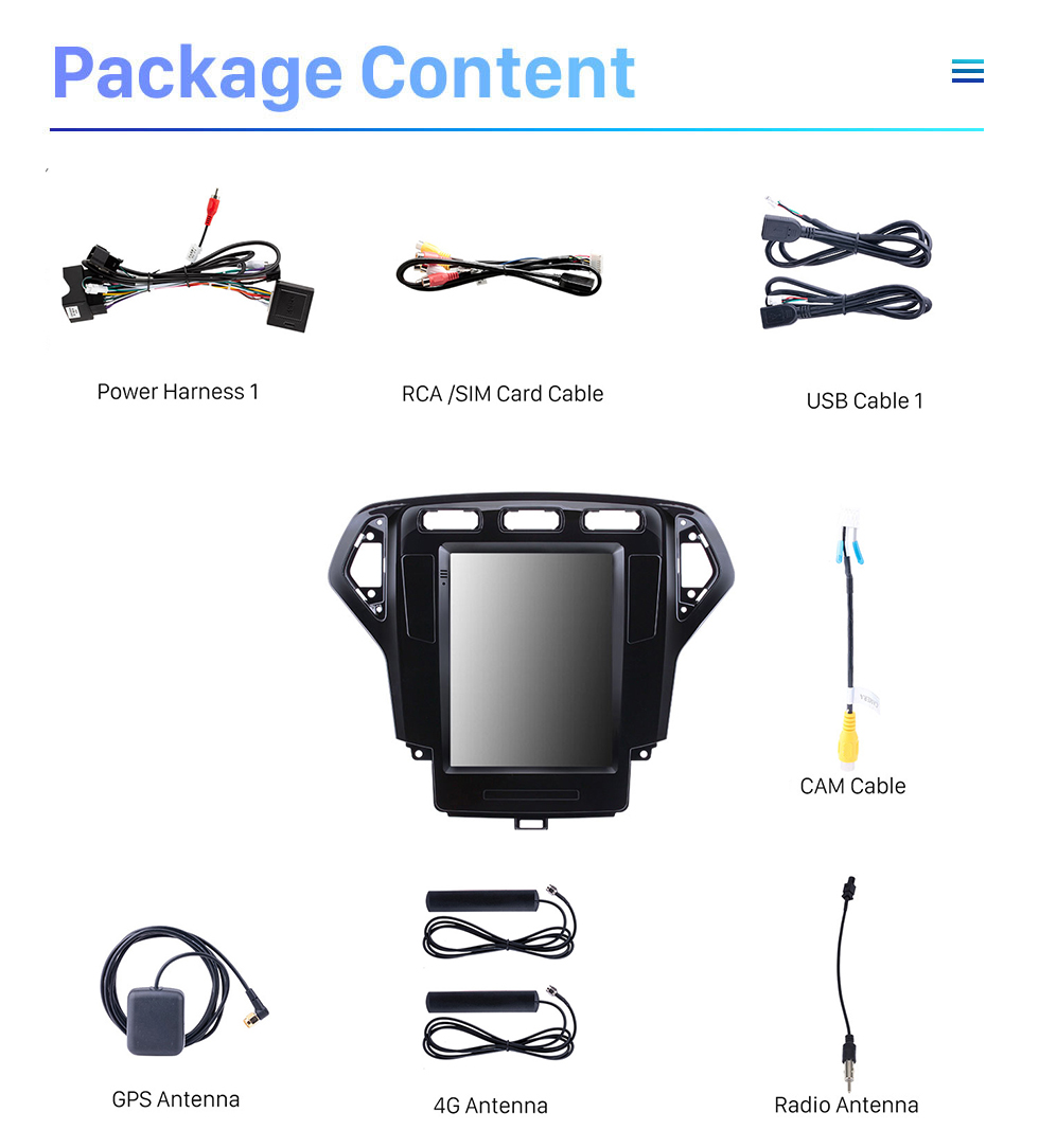 Seicane HD Touchscreen for 2007 2008 2009 2010 Ford Mondeo MK4 Radio Android 10.0 9.7 inch GPS Navigation Bluetooth support Digital TV Carplay Seicane HD Touchscreen for 2007 2008 2009 2010 Ford Mondeo MK4 Radio Android 10.0 9.7 inch GPS Navigation Bluetooth support Digital TV Carplay