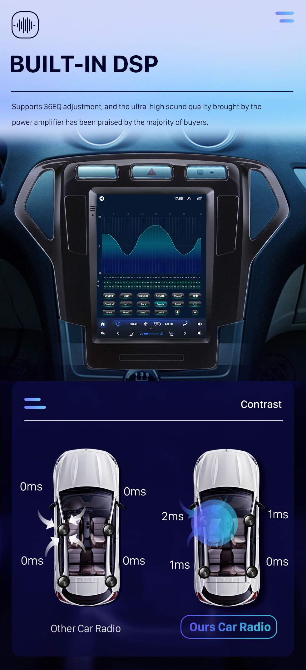 Seicane Tela sensível ao toque hd de 9,7 polegadas para 2007-2010 ford mondeo mk4 gps navi android navegação gps do carro suporte de reparo de rádio do carro bluetooth