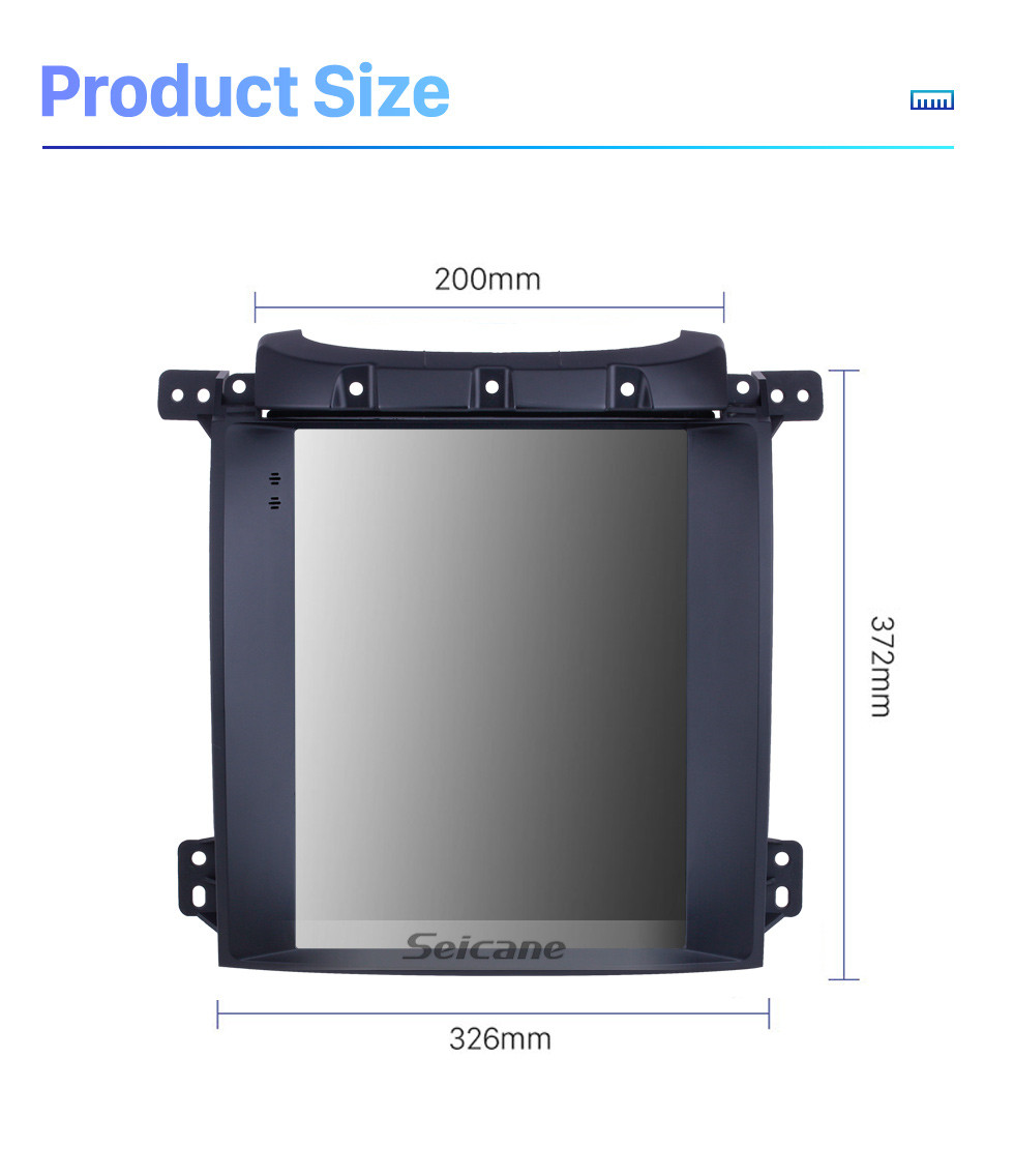 Seicane 9,7 polegadas Android 10.0 para 2004 2005 2006 2007 2008 Kia Sorento Rádio Sistema de Navegação GPS com HD Touchscreen Suporte Bluetooth Carplay TPMS