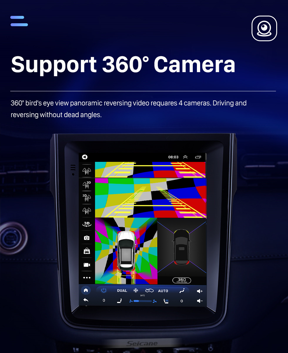 Seicane 9,7-дюймовый Android 10.0 для 2018 Changan COS1 Radio GPS-навигационная система с сенсорным экраном HD Поддержка Bluetooth Carplay TPMS