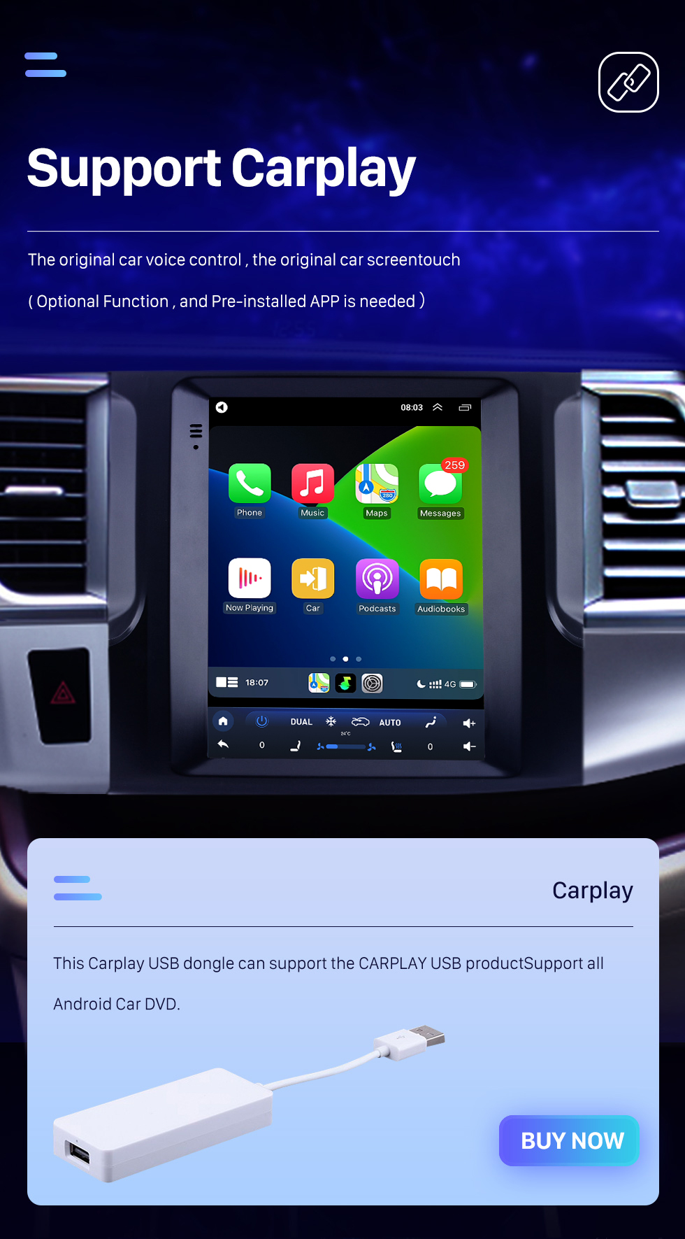 Seicane HD Touchscreen For 2015-2018 Toyota Highlander Radio Android 10.0 9.7 inch GPS Navigation Bluetooth support Digital TV Carplay Seicane HD Touchscreen For 2015-2018 Toyota Highlander Radio Android 10.0 9.7 inch GPS Navigation Bluetooth support Digital TV Carplay