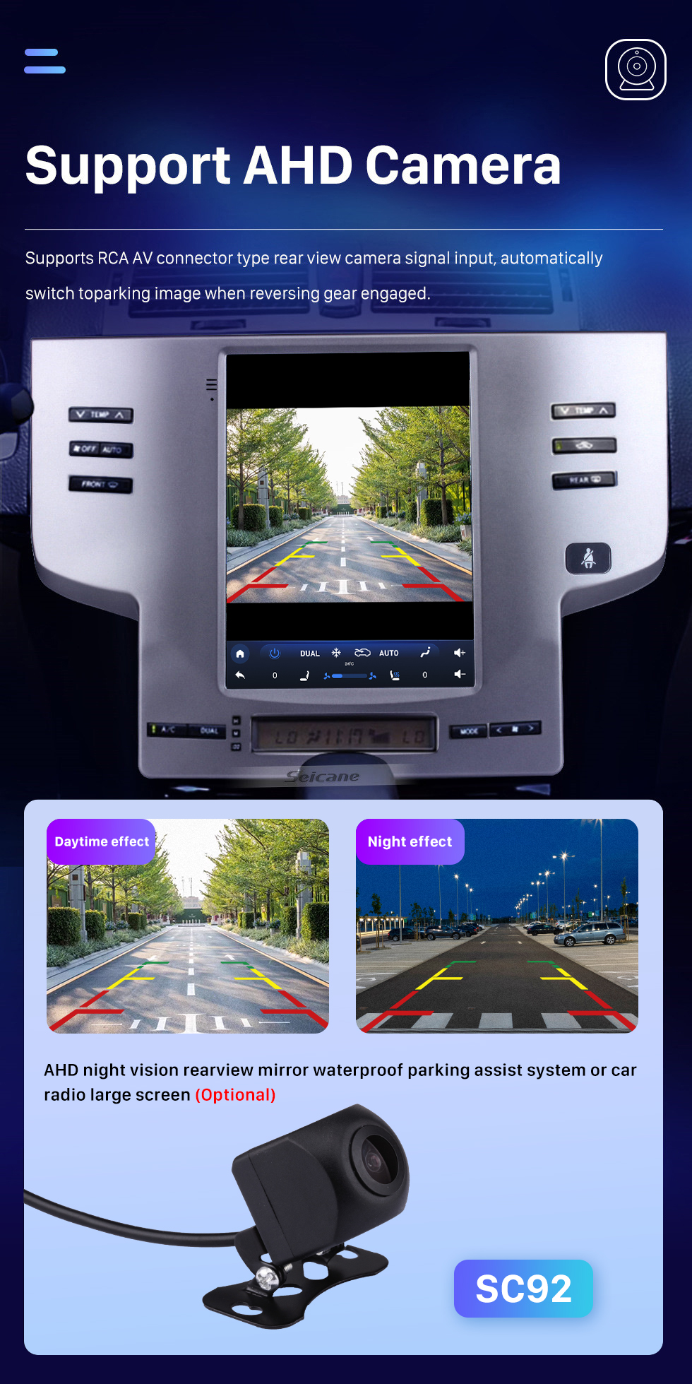 Seicane 9,7 pulgadas Android 10,0 para 2008-2009 Toyota Reiz Radio sistema de navegación GPS con pantalla táctil HD soporte Bluetooth Carplay TPMS Seicane 9,7 pulgadas Android 10,0 para 2008-2009 Toyota Reiz Radio sistema de navegación GPS con pantalla táctil HD soporte Bluetooth Carplay TPMS