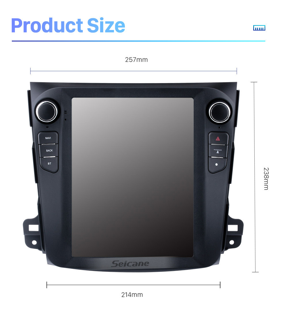 Seicane 9,7 pouces 2008 MITSUBISHI OUTLANDER Android 10.0 Radio Système de navigation GPS avec écran tactile WiFi 4G TPMS DVR OBD II Caméra arrière AUX Commande au volant USB SD Bluetooth Vidéo HD 1080P Seicane 9,7 pouces 2008 MITSUBISHI OUTLANDER Android 10.0 Radio Système de navigation GPS avec écran tactile WiFi 4G TPMS DVR OBD II Caméra arrière AUX Commande au volant USB SD Bluetooth Vidéo HD 1080P