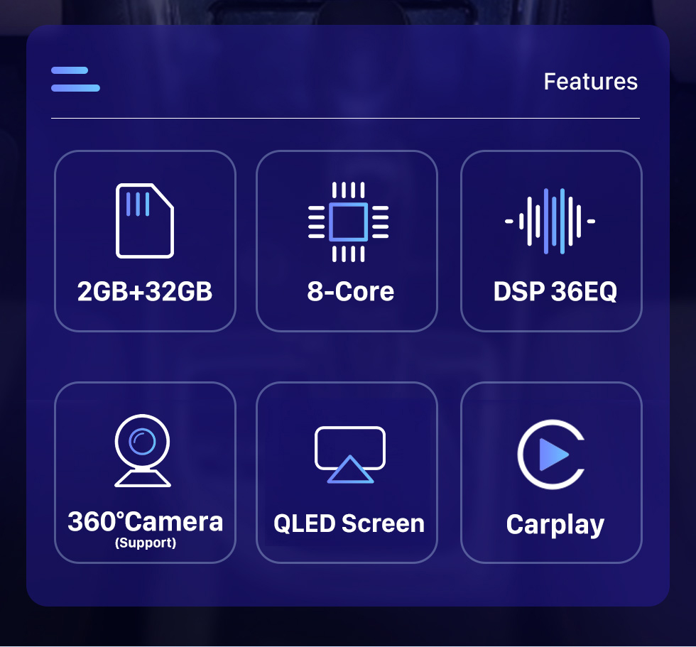 Seicane 9,7-Zoll-HD-Touchscreen-Android 10.0-Autoradio für 2011–2019 Cadillac ATS XTS ATSL SRX CTS mit integriertem DSP, Carplay 4G-Unterstützung, Lenkradsteuerung, Digital-TV-DVR