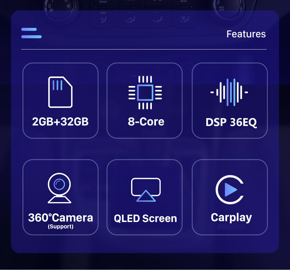 Seicane 9.7 pulgadas HD Pantalla táctil Android 10.0 Estéreo para automóvil para 2011-2017 KIA Sportage R LHD Sistema de navegación Bluetooth Wifi Mirror Link Soporte USB Reproductor de DVD Carplay 4G