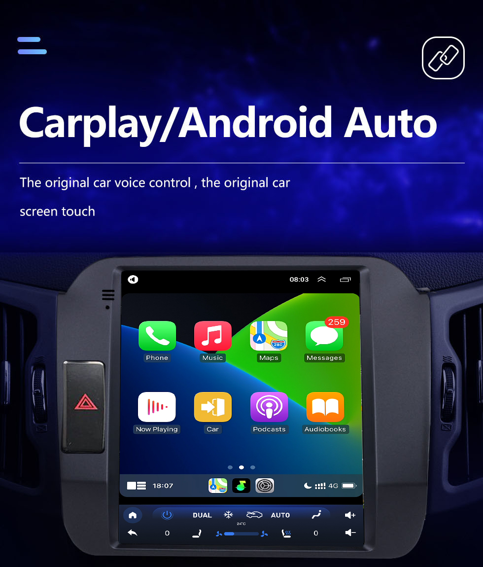 Seicane 9,7 Zoll HD Touchscreen Android 10.0 Autoradio für 2011-2017 KIA Sportage R LHD Navigationssystem Bluetooth Wifi Mirror Link USB-Unterstützung DVD-Player Carplay 4G