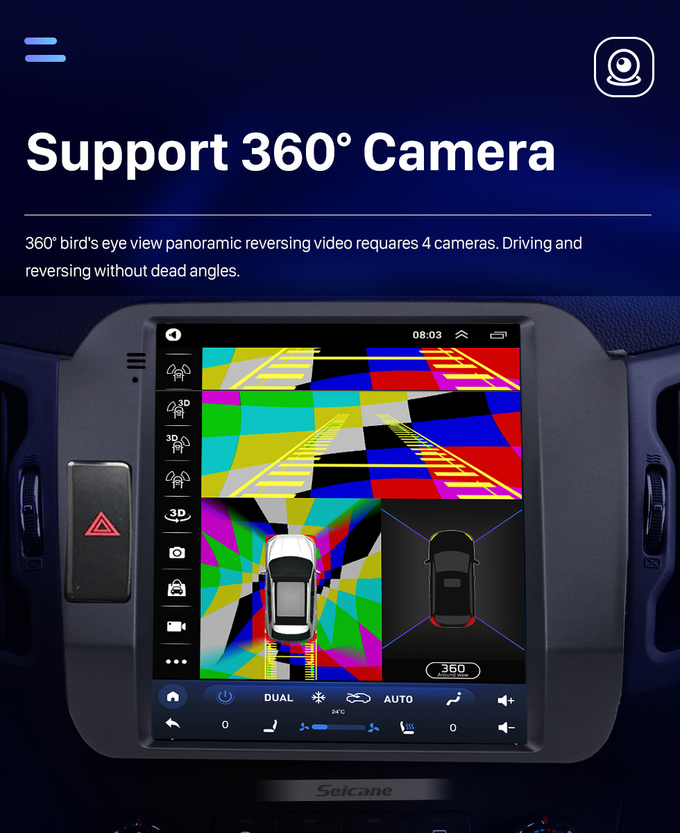 Seicane Android 10.0 9,7 Zoll für 2011-2017 Kia SportageR Radio mit HD Touchscreen GPS Navigationssystem Bluetooth Unterstützung Carplay TPMS