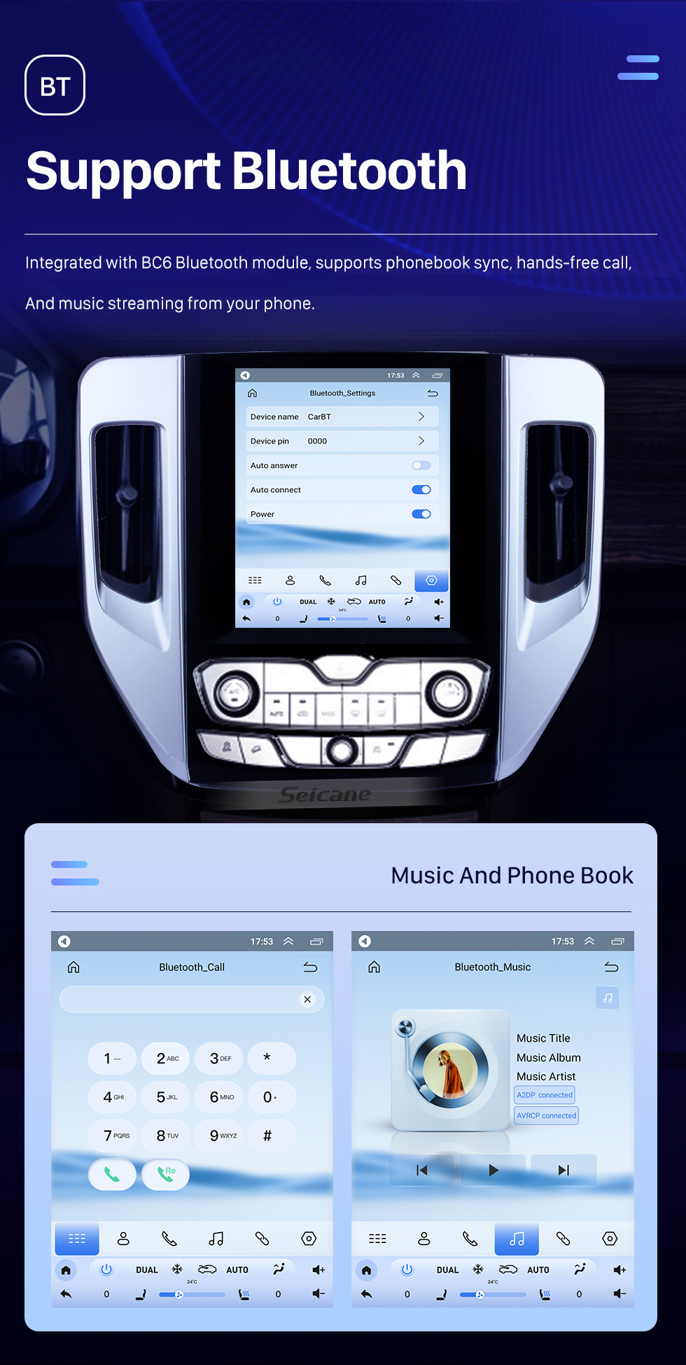 Seicane Écran tactile HD pour Great Wall Cannon 2019 Radio Android 10.0 Système de navigation GPS de 9,7 pouces avec prise en charge Bluetooth USB TV numérique Carplay Seicane Écran tactile HD pour Great Wall Cannon 2019 Radio Android 10.0 Système de navigation GPS de 9,7 pouces avec prise en charge Bluetooth USB TV numérique Carplay