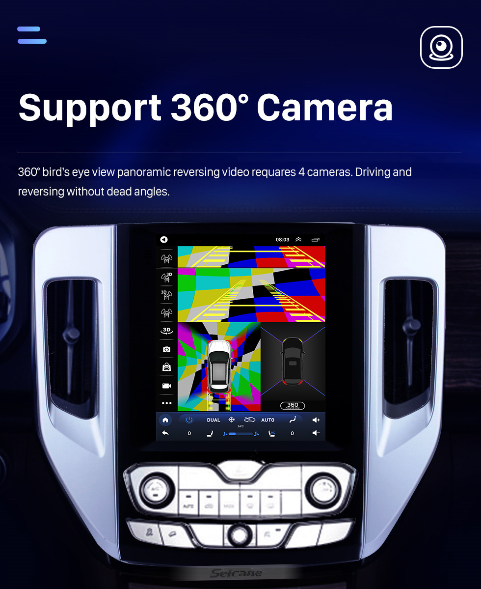 Seicane Écran tactile HD pour Great Wall Cannon 2019 Radio Android 10.0 Système de navigation GPS de 9,7 pouces avec prise en charge Bluetooth USB TV numérique Carplay Seicane Écran tactile HD pour Great Wall Cannon 2019 Radio Android 10.0 Système de navigation GPS de 9,7 pouces avec prise en charge Bluetooth USB TV numérique Carplay