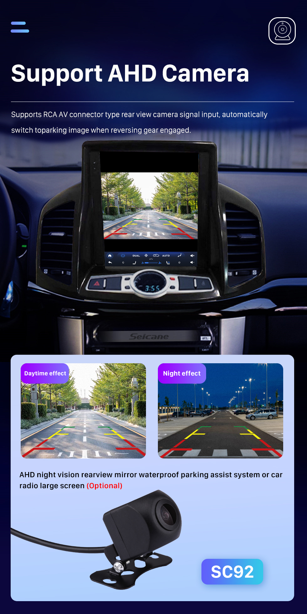 Seicane 9,7 polegadas Android 10.0 para 2012-2017 Chevrolet Captiva High Version Radio GPS Navigation System Com HD Touchscreen Bluetooth suporte Carplay TPMS Seicane 9,7 polegadas Android 10.0 para 2012-2017 Chevrolet Captiva High Version Radio GPS Navigation System Com HD Touchscreen Bluetooth suporte Carplay TPMS