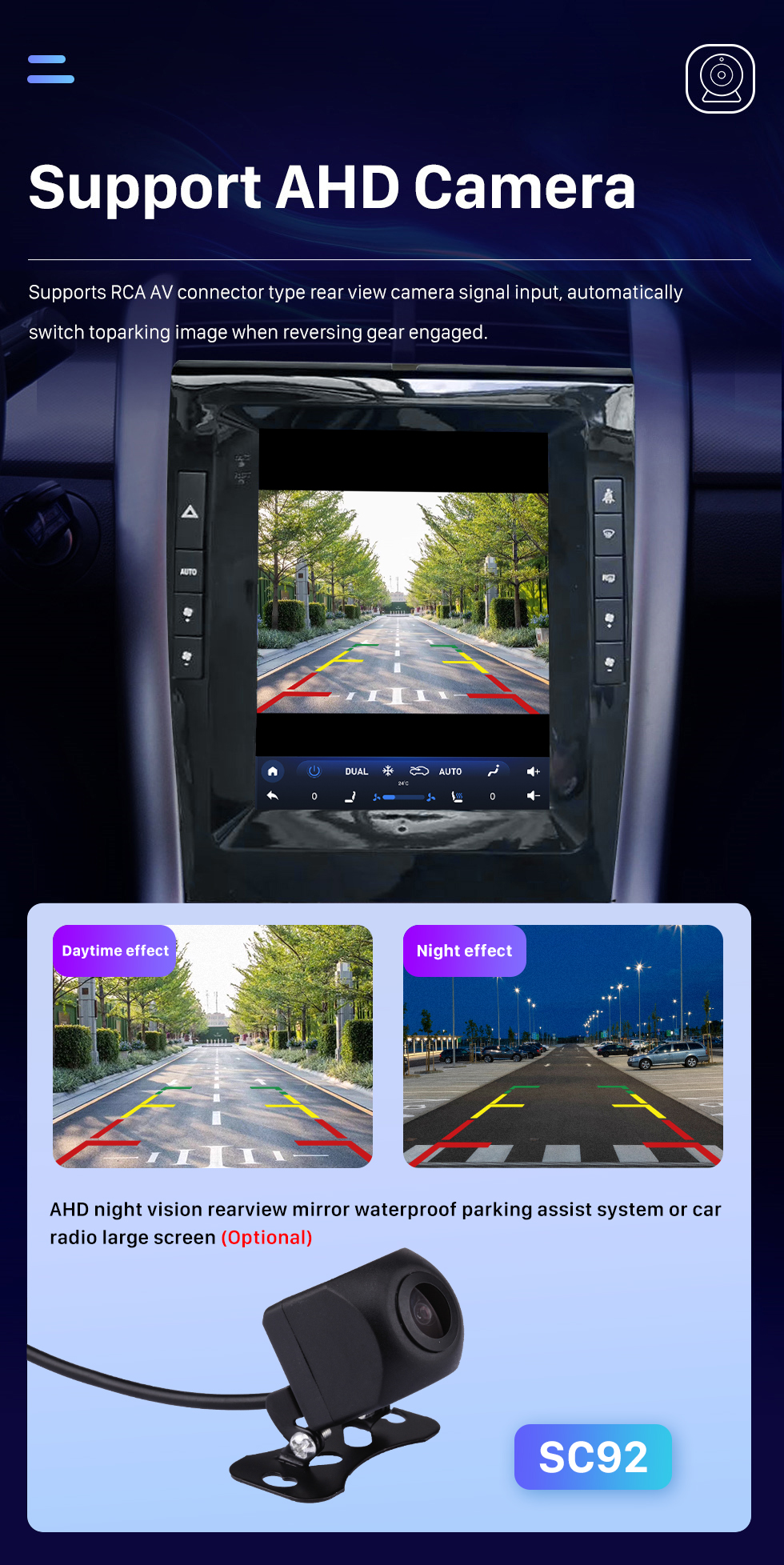 Seicane Pantalla táctil HD de 9,7 pulgadas para Ford Edge 2015-2018, radio de coche estéreo de gama baja, sistema estéreo Bluetooth Carplay, compatible con cámara AHD Seicane Pantalla táctil HD de 9,7 pulgadas para Ford Edge 2015-2018, radio de coche estéreo de gama baja, sistema estéreo Bluetooth Carplay, compatible con cámara AHD