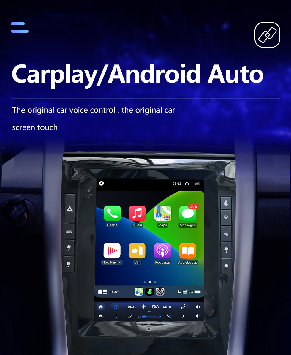 Seicane Pantalla táctil HD de 9,7 pulgadas para Ford Edge 2015-2018, radio de coche estéreo de gama baja, sistema estéreo Bluetooth Carplay, compatible con cámara AHD Seicane Pantalla táctil HD de 9,7 pulgadas para Ford Edge 2015-2018, radio de coche estéreo de gama baja, sistema estéreo Bluetooth Carplay, compatible con cámara AHD