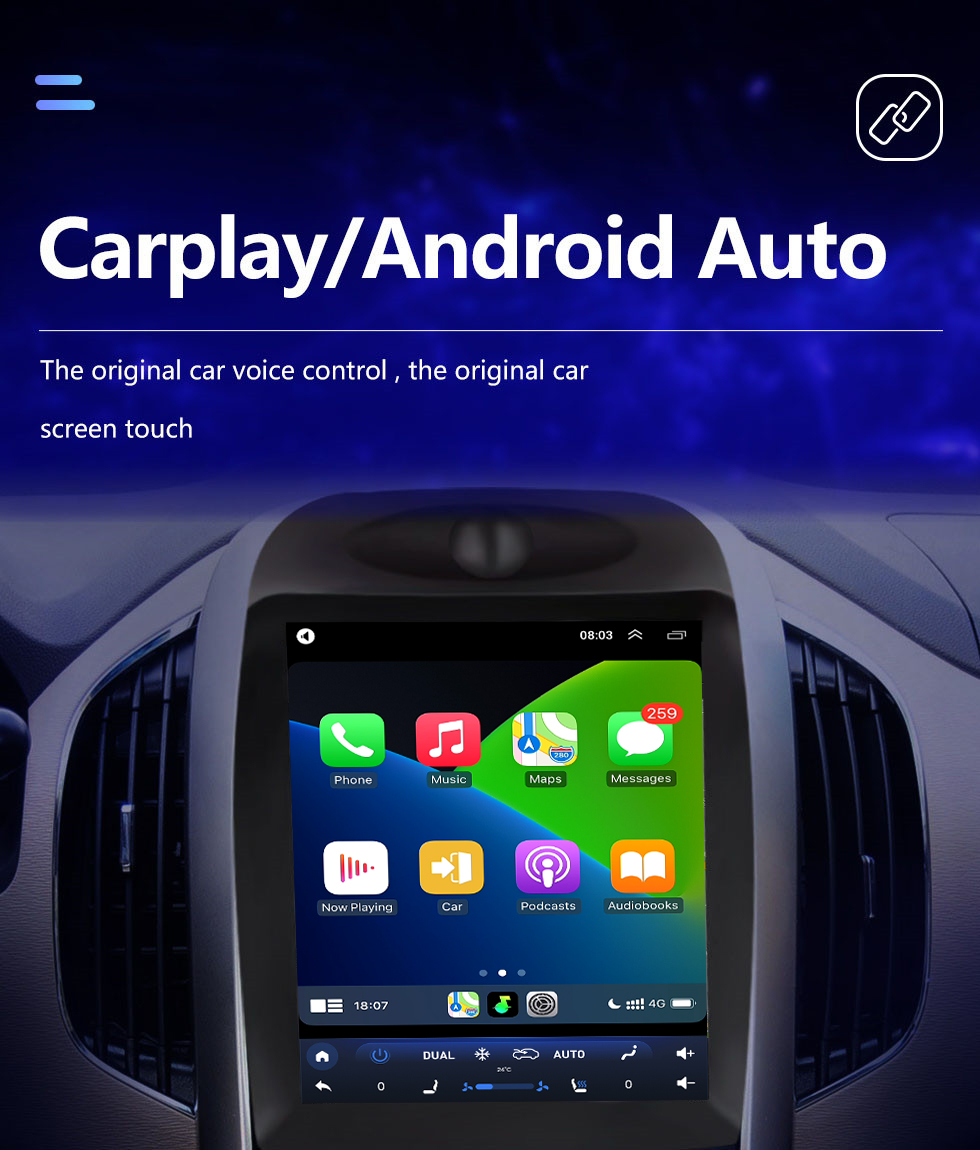 Seicane Сенсорный экран HD для 2011-2014 BAOJUN 630 Radio Android 10.0 9,7-дюймовая система GPS-навигации с поддержкой Bluetooth USB Цифровое телевидение Carplay