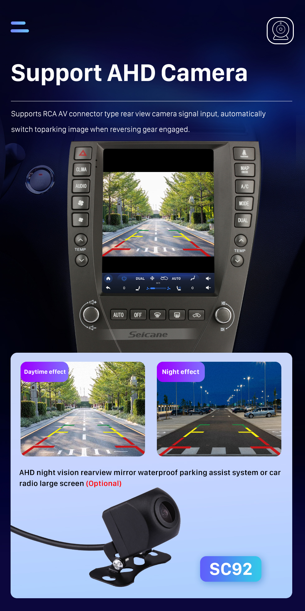 Seicane Android 10.0 OEM 9,7 polegadas para 2006 2007 2008-2012 LEXUS ES240 ES350 HD Touchscreen Rádio Bluetooth GPS Navegação Estéreo com WIFI USB FM suporte para música DVR OBD2 Câmera de backup Seicane Android 10.0 OEM 9,7 polegadas para 2006 2007 2008-2012 LEXUS ES240 ES350 HD Touchscreen Rádio Bluetooth GPS Navegação Estéreo com WIFI USB FM suporte para música DVR OBD2 Câmera de backup