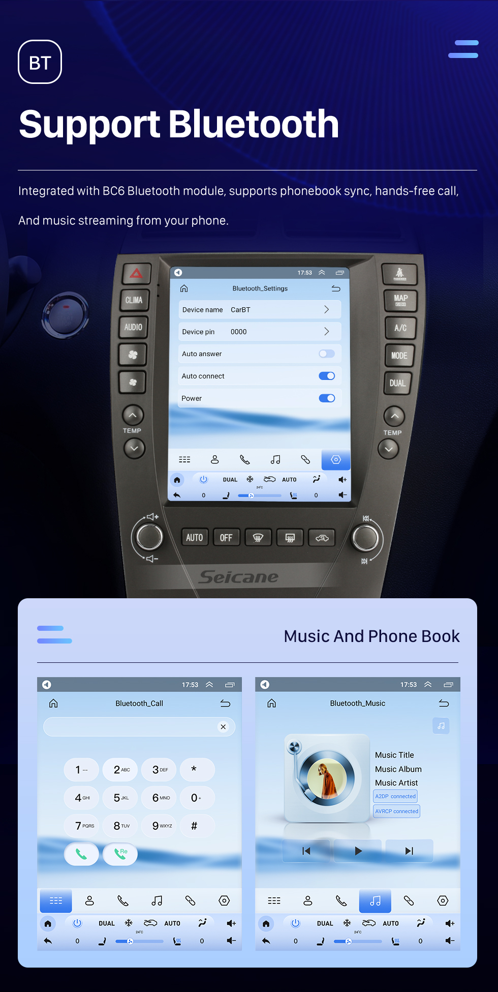 Seicane OEM 9,7 Zoll Android 10.0 für 2006 2007 2008-2012 LEXUS ES240 ES350 GPS-Navigationsradio mit Touchscreen Bluetooth WIFI-Unterstützung TPMS Carplay DAB+ Seicane OEM 9,7 Zoll Android 10.0 für 2006 2007 2008-2012 LEXUS ES240 ES350 GPS-Navigationsradio mit Touchscreen Bluetooth WIFI-Unterstützung TPMS Carplay DAB+