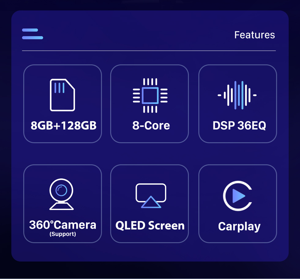 Seicane Pantalla táctil HD para 2014-2018 TOYOTA Fortuner Radio Android 10.0 Sistema de navegación GPS de 9.7 pulgadas con soporte USB Bluetooth TV digital Carplay