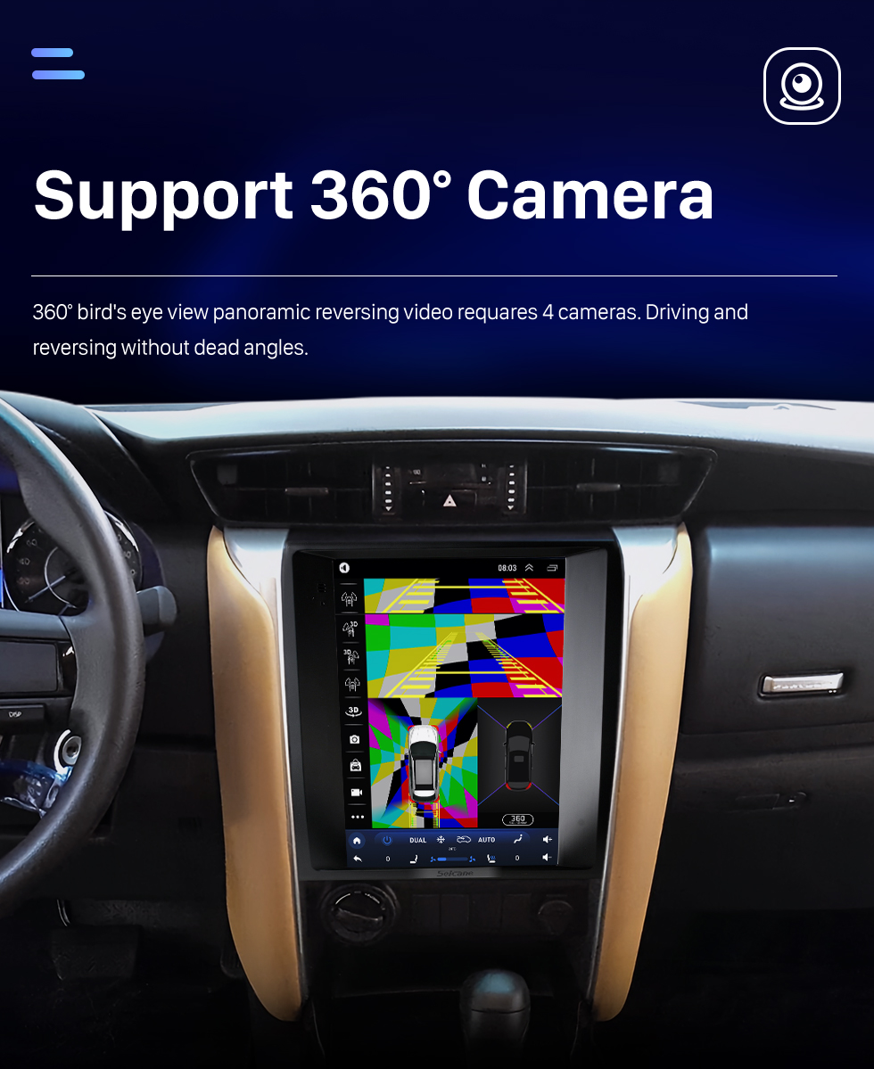 Seicane Tela sensível ao toque hd para 2014-2018 toyota fortuner rádio android 10.0 9.7 polegadas sistema de navegação gps com bluetooth usb suporte tv digital carplay Seicane Tela sensível ao toque hd para 2014-2018 toyota fortuner rádio android 10.0 9.7 polegadas sistema de navegação gps com bluetooth usb suporte tv digital carplay