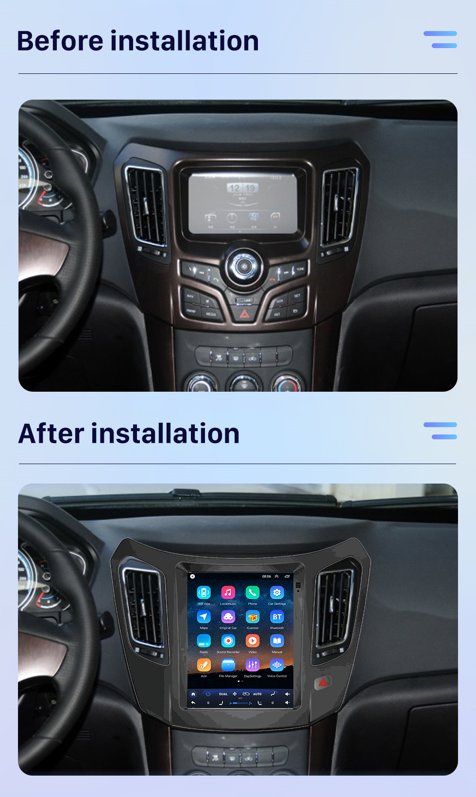 Seicane HD Touchscreen for 2013-2015 HAIMA S7 Radio Android 10.0 9.7 inch GPS Navigation Bluetooth support Digital TV Carplay Seicane HD Touchscreen for 2013-2015 HAIMA S7 Radio Android 10.0 9.7 inch GPS Navigation Bluetooth support Digital TV Carplay