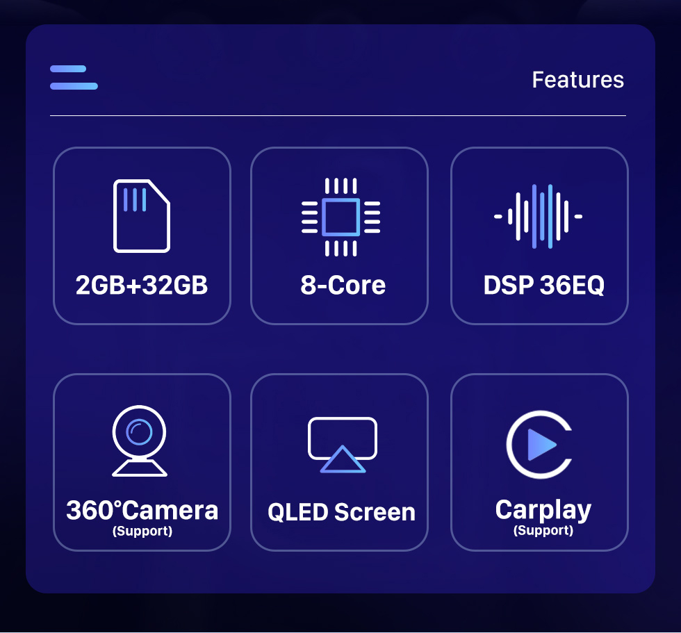 Seicane OEM Android 10.0 pour Mercedes Benz Vito W447 2014 2015 2016-2022 Radio avec système de navigation GPS à écran tactile HD de 9,7 pouces Prise en charge de Carplay TPMS DVR OBD II Caméra arrière Commande au volant AUX