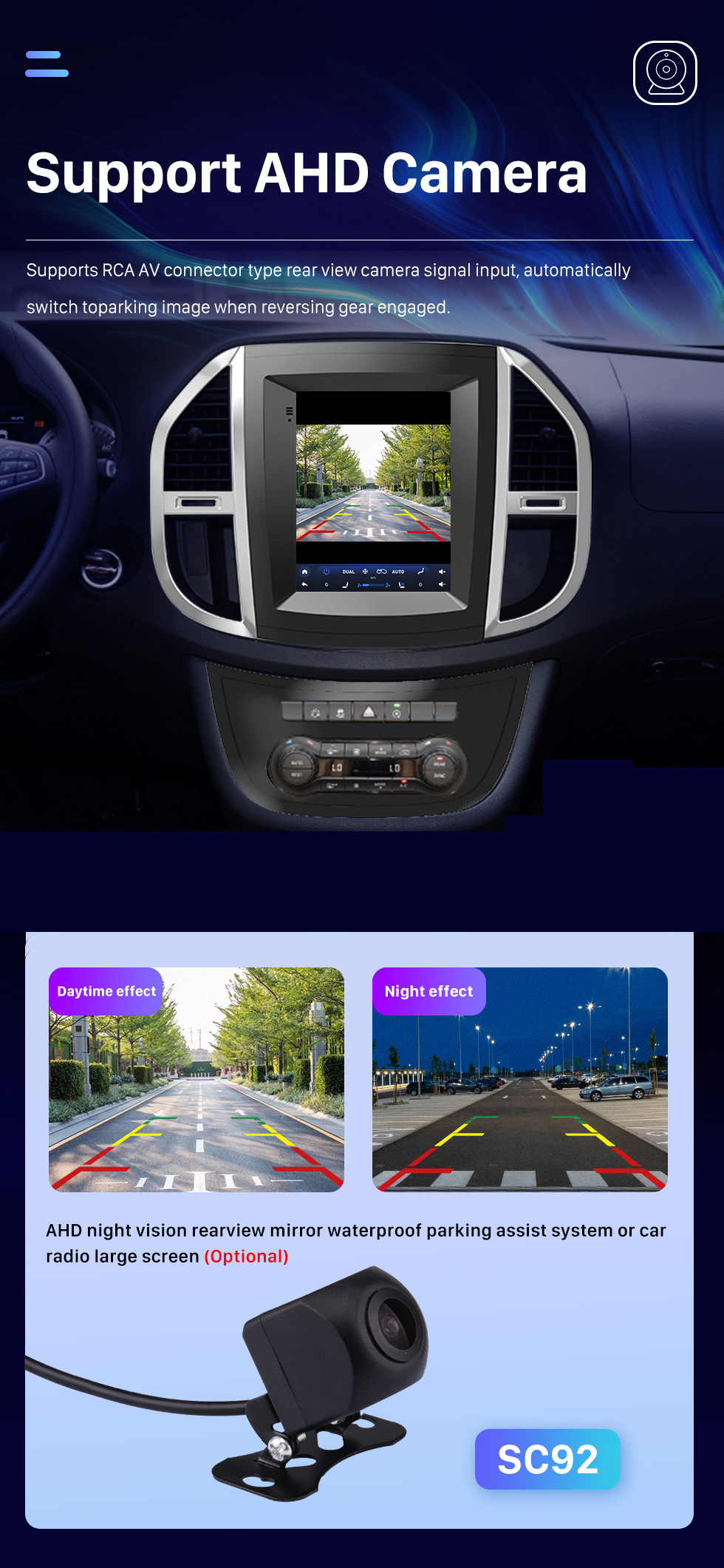 Seicane Android 10.0 9,7 дюйма для Mercedes Benz Vito W447 2014 2015 2016-2022 Радио с сенсорным экраном HD Система GPS-навигации Поддержка Bluetooth Carplay TPMS Seicane Android 10.0 9,7 дюйма для Mercedes Benz Vito W447 2014 2015 2016-2022 Радио с сенсорным экраном HD Система GPS-навигации Поддержка Bluetooth Carplay TPMS