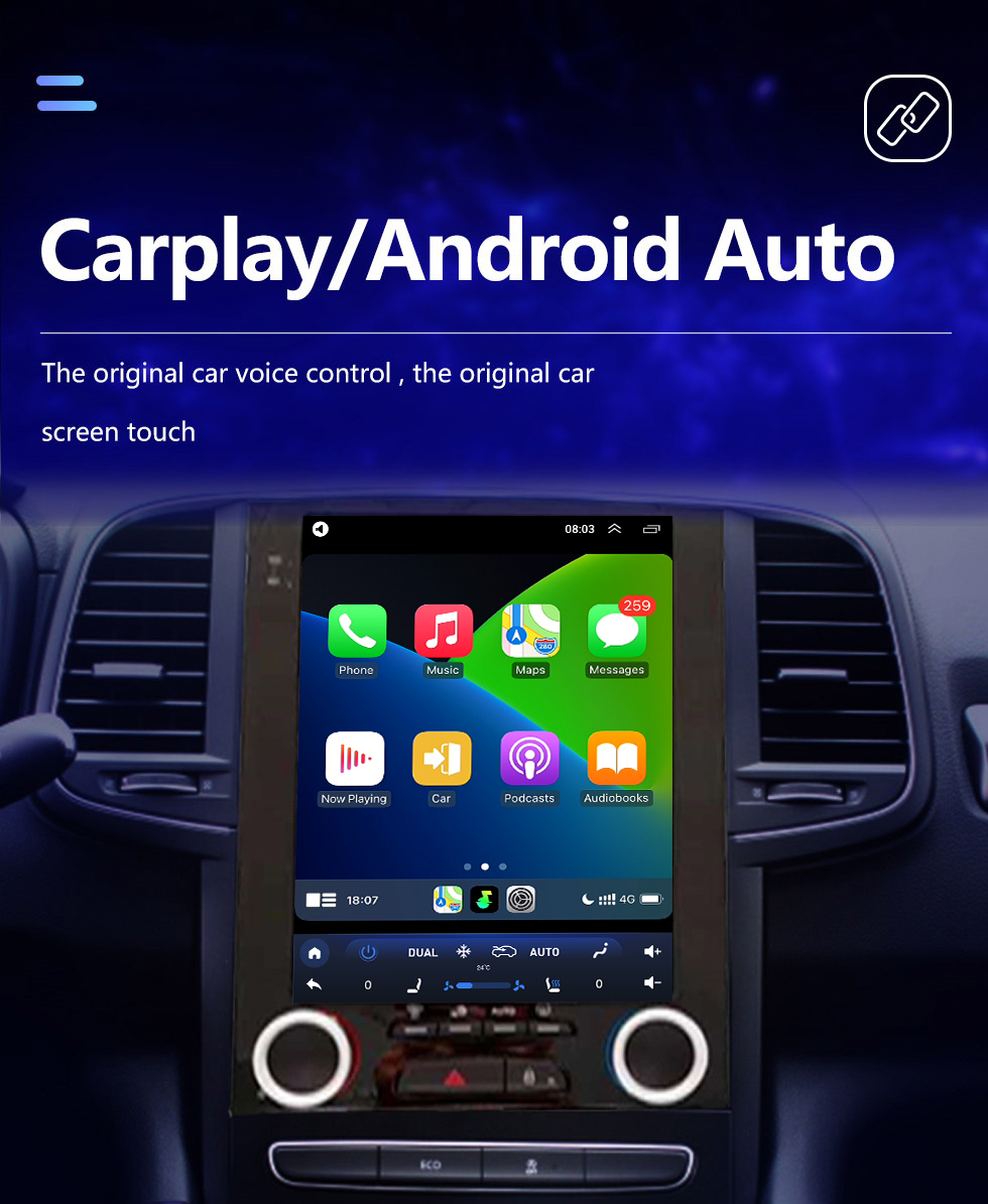 Seicane 2017-2018 Renault Koleos IOW EDA BAS DE GAMME Android 11.0 Radio de navigation GPS 9,7 pouces Bluetooth HD Écran tactile WIFI Prise en charge USB Carplay TV numérique DVR DSP Seicane 2017-2018 Renault Koleos IOW EDA BAS DE GAMME Android 11.0 Radio de navigation GPS 9,7 pouces Bluetooth HD Écran tactile WIFI Prise en charge USB Carplay TV numérique DVR DSP