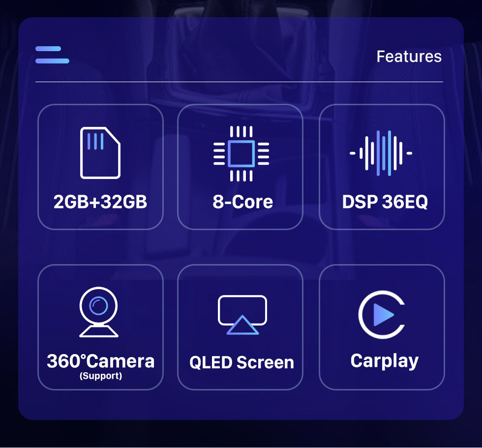Seicane Tela sensível ao toque hd para 2014-2017 peugeot 408 rádio android 10.0 9.7 polegadas sistema de navegação gps com suporte usb bluetooth tv digital carplay