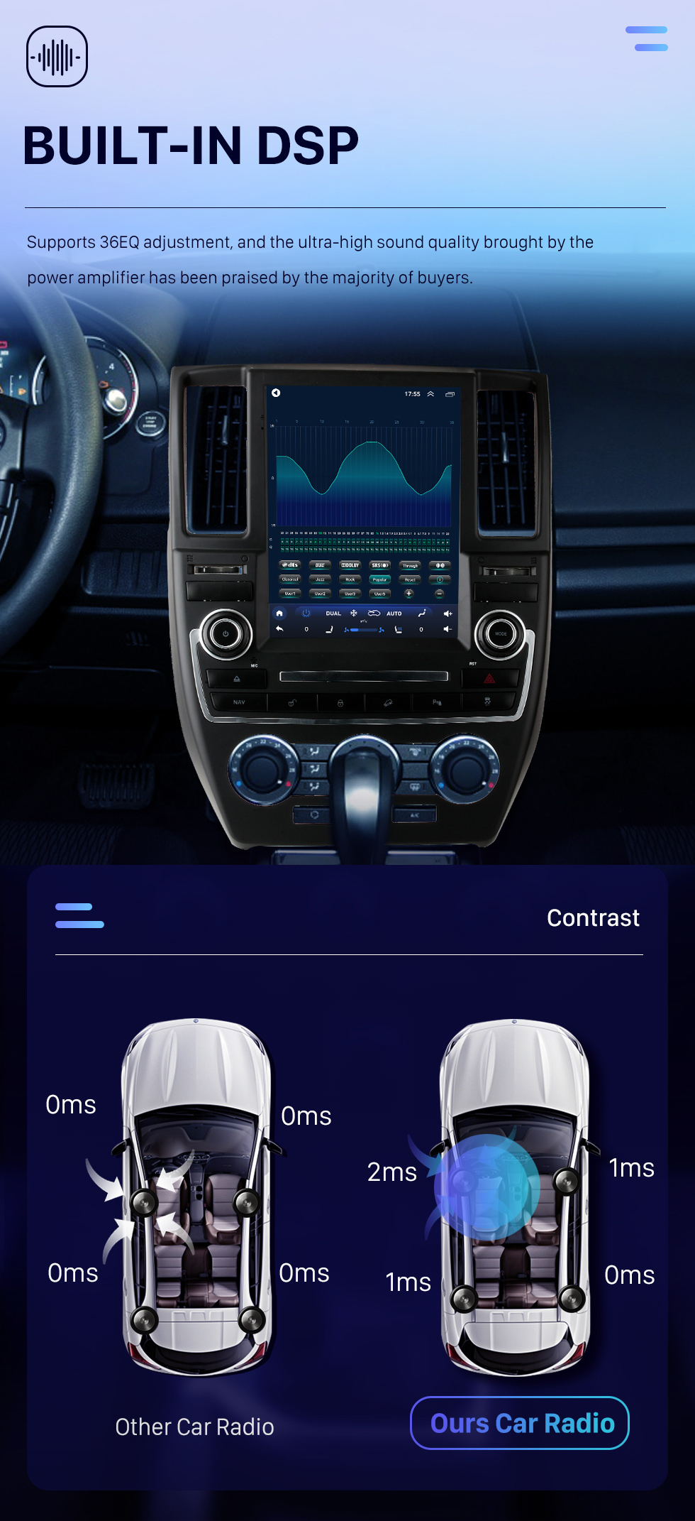Seicane OEM 9,7-дюймовый Android 10.0 для 2007-2011 Land Rover DISCOVERY 2 GPS-навигатор Радио с сенсорным экраном Поддержка Bluetooth WIFI TPMS Carplay DAB+