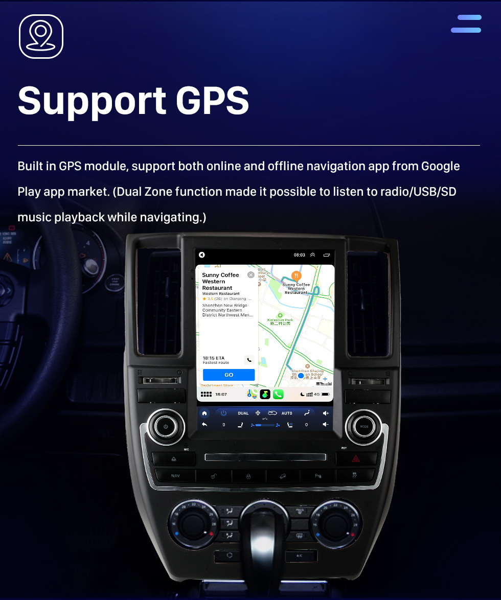 Seicane OEM 9.7 inch Android 10.0 for 2007-2011 Land Rover DISCOVERY 2 GPS Navigation Radio with Touchscreen Bluetooth WIFI support TPMS Carplay DAB+ Seicane OEM 9.7 inch Android 10.0 for 2007-2011 Land Rover DISCOVERY 2 GPS Navigation Radio with Touchscreen Bluetooth WIFI support TPMS Carplay DAB+