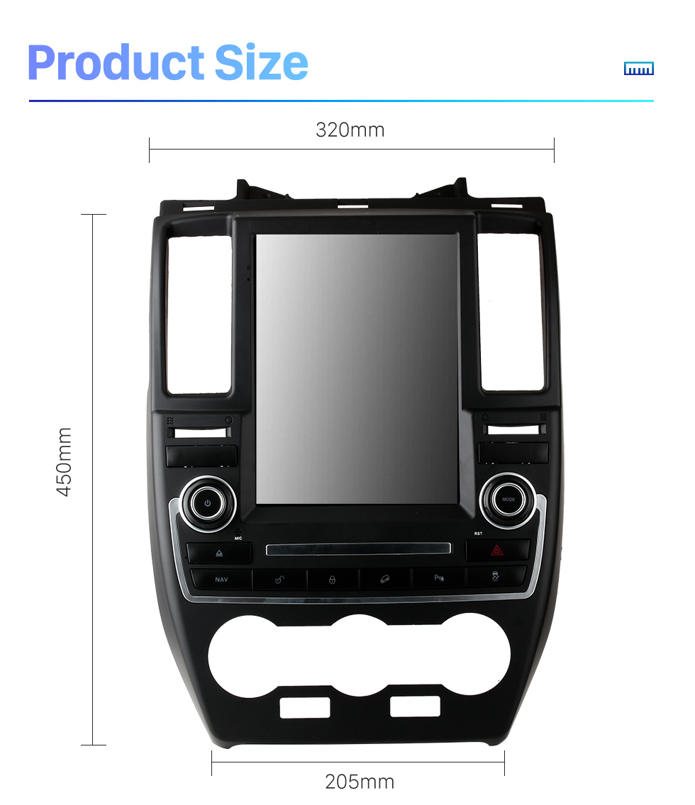 Seicane OEM 9,7-дюймовый Android 10.0 для 2007-2011 Land Rover DISCOVERY 2 GPS-навигатор Радио с сенсорным экраном Поддержка Bluetooth WIFI TPMS Carplay DAB+