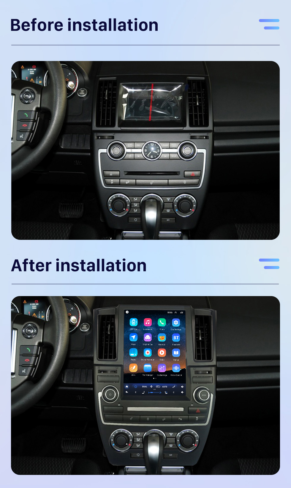 Seicane OEM 9.7 inch Android 10.0 for 2007-2011 Land Rover DISCOVERY 2 GPS Navigation Radio with Touchscreen Bluetooth WIFI support TPMS Carplay DAB+ Seicane OEM 9.7 inch Android 10.0 for 2007-2011 Land Rover DISCOVERY 2 GPS Navigation Radio with Touchscreen Bluetooth WIFI support TPMS Carplay DAB+